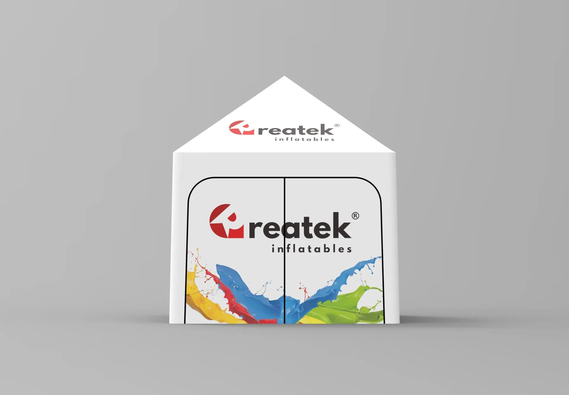 Reklamní Nafukovací Pneumatický Stan - A tvar -  3 x 3 m