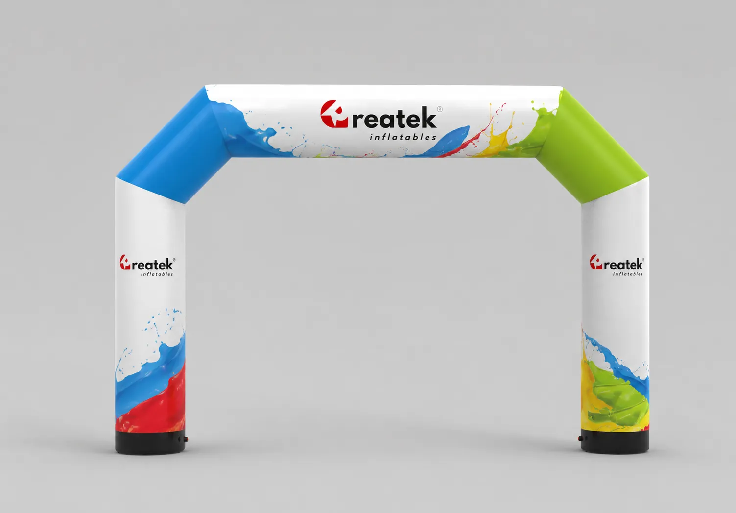 Pneumatická nafukovací reklamní brána 8 m
