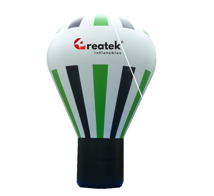Nafukovací Reklamní Balón - Vzduchotěsný - PVC D-Tex Plato - 4 x 3,5 m