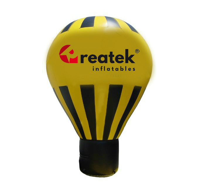 Nafukovací Reklamní Balón - Vzduchotěsný - PVC D-Tex Plato - 4 x 3,5 m