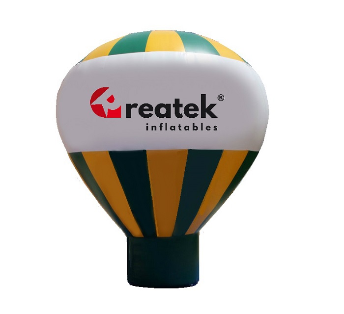 Nafukovací Reklamní Balón - Vzduchotěsný - PVC D-Tex Plato - 4 x 3,5 m